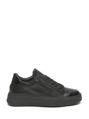 Zdjęcie produktu Frank Daniel Skórzane sneakersy w kolorze czarnym rozmiar: 41