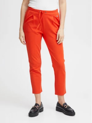 Zdjęcie produktu Fransa Spodnie materiałowe 20605622 Czerwony Regular Fit