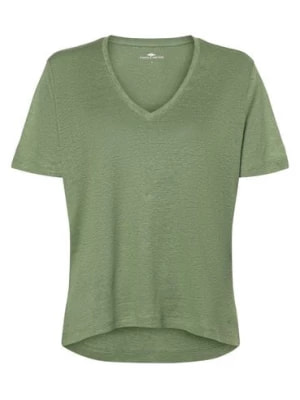 Zdjęcie produktu Fynch-Hatton Damska koszula lniana Kobiety len zielony jednolity,