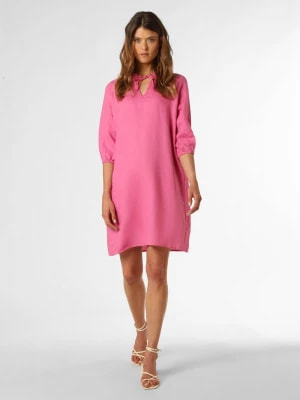 Zdjęcie produktu Fynch-Hatton Damska sukienka lniana Kobiety len wyrazisty róż jednolity,
