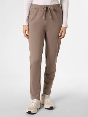 Zdjęcie produktu Fynch-Hatton Damskie spodnie z dżerseju Kobiety Bawełna szary|brązowy jednolity,