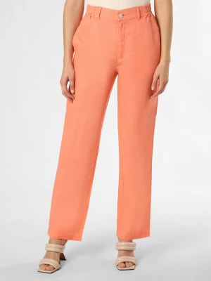 Zdjęcie produktu Fynch-Hatton Lniane spodnie Kobiety len pomarańczowy|różowy jednolity,