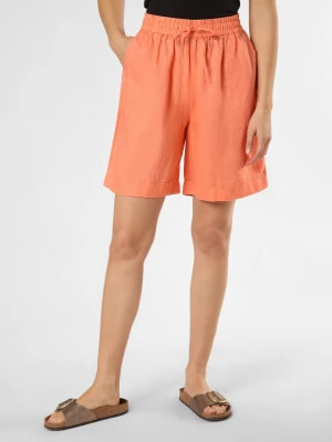 Zdjęcie produktu Fynch-Hatton Lniane szorty Kobiety len pomarańczowy jednolity,