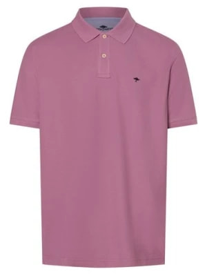 Zdjęcie produktu Fynch-Hatton Męska koszulka polo Mężczyźni Bawełna lila jednolity,