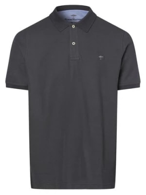 Zdjęcie produktu Fynch-Hatton Męska koszulka polo Mężczyźni Bawełna szary jednolity,