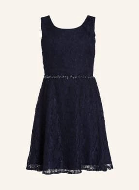 Zdjęcie produktu G.O.L. Finest Collection Sukienka Koronkowa Z Obszyciem Ozdobnymi Kamykami I Z Etolą blau