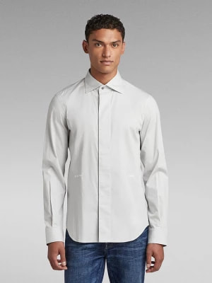Zdjęcie produktu G-Star Koszula - Super Slim fit - w kolorze jasnoszarym rozmiar: M