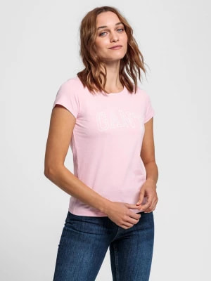 Zdjęcie produktu GANT damski T-shirt z logo Arch z półrękawkiem