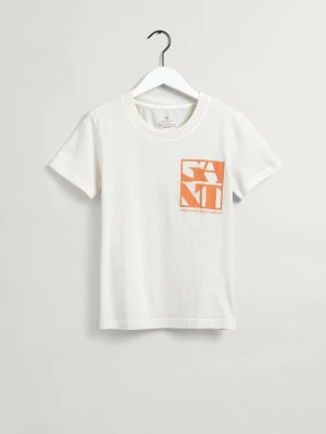 Zdjęcie produktu GANT damski T-shirt z logo Quadrat
