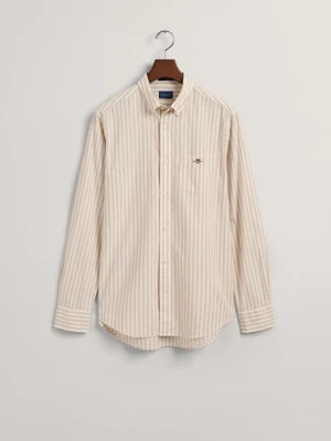 Zdjęcie produktu GANT koszula z lnu i bawełny w paski Regular Fit