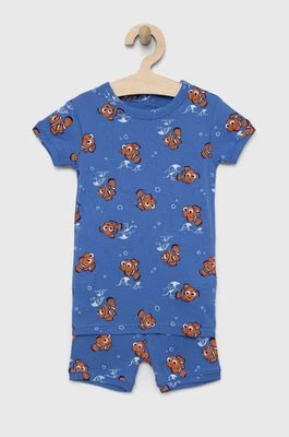 Zdjęcie produktu GAP piżama bawełniana dziecięca x Pixar kolor niebieski wzorzysta