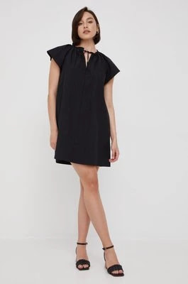Zdjęcie produktu GAP sukienka kolor czarny mini prosta