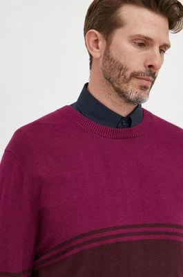 Zdjęcie produktu GAP sweter bawełniany męski kolor fioletowy lekki