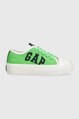 Zdjęcie produktu GAP tenisówki dziecięce kolor zielony
