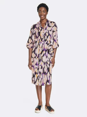 Zdjęcie produktu Gerry Weber Sukienka w kolorze beżowym ze wzorem rozmiar: 40