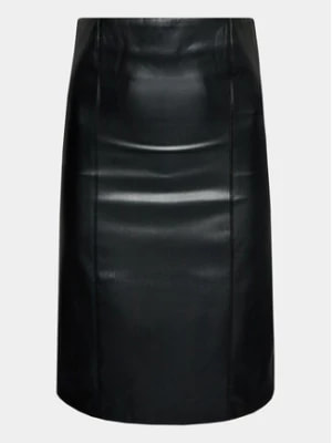 Zdjęcie produktu Gina Tricot Sukienka z imitacji skóry 21690 Czarny Slim Fit