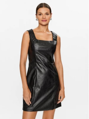 Zdjęcie produktu Glamorous Sukienka z imitacji skóry TM0685 Czarny Regular Fit