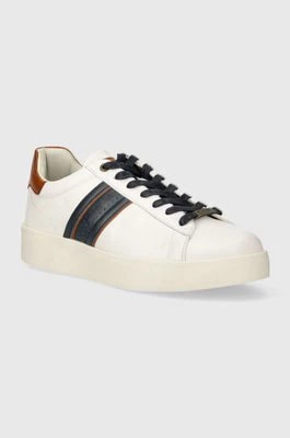 Zdjęcie produktu GOE sneakersy skórzane kolor biały NN1N4001