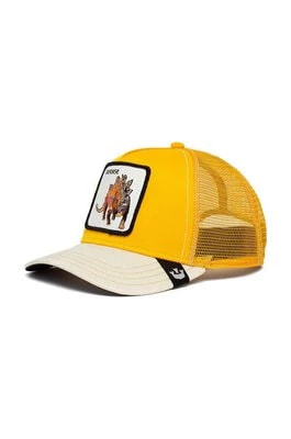 Zdjęcie produktu Goorin Bros czapka z daszkiem Roofed Lizard kolor żółty wzorzysta 101-0143