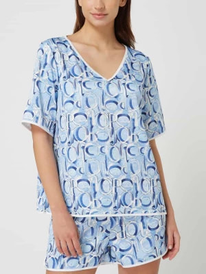 Zdjęcie produktu Góra od piżamy ze wzorem z logo JOOP! BODYWEAR