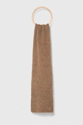 Zdjęcie produktu Granadilla szalik wełniany kolor brązowy gładki
