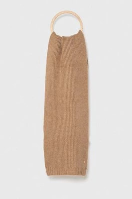 Zdjęcie produktu Granadilla szalik z domieszką wełny kolor beżowy gładki