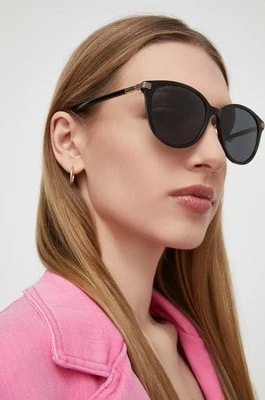 Zdjęcie produktu Gucci okulary przeciwsłoneczne damskie kolor czarny GG1452SK