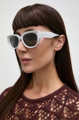 Zdjęcie produktu Gucci okulary przeciwsłoneczne damskie kolor szary