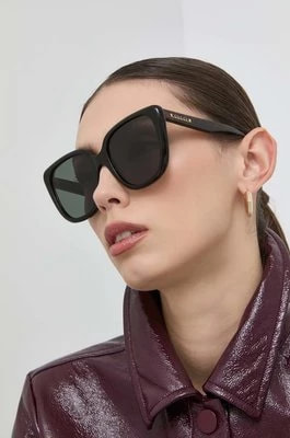 Zdjęcie produktu Gucci okulary przeciwsłoneczne GG1169S damskie kolor brązowy