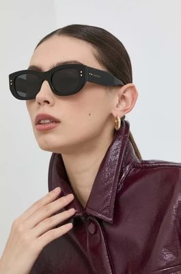 Zdjęcie produktu Gucci okulary przeciwsłoneczne damskie kolor czarny GG1215S
