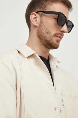 Zdjęcie produktu Gucci okulary przeciwsłoneczne męskie kolor czarny GG1430SK