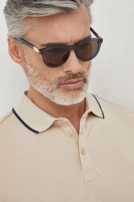 Zdjęcie produktu Gucci okulary przeciwsłoneczne męskie kolor granatowy