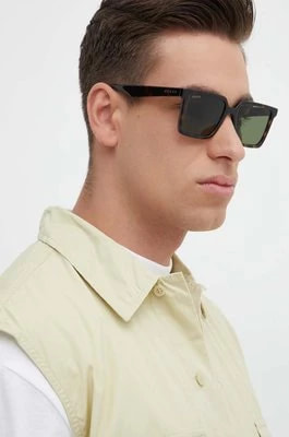 Zdjęcie produktu Gucci okulary przeciwsłoneczne męskie kolor zielony