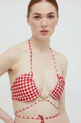 Zdjęcie produktu Guess biustonosz kąpielowy kolor czerwony miękka miseczka
