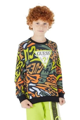 Zdjęcie produktu Guess bluza bawełniana dziecięca wzorzysta