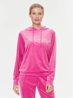 Zdjęcie produktu Guess Bluza Couture V4RQ25 KBXI2 Różowy Regular Fit