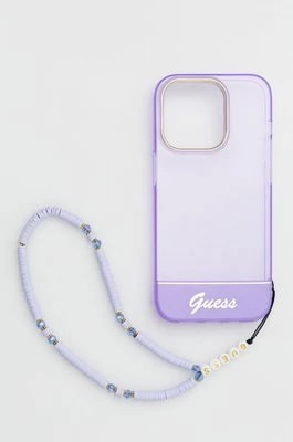Zdjęcie produktu Guess etui na telefon iPhone 14 Pro 6,1" kolor fioletowy