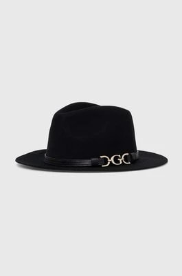 Zdjęcie produktu Guess kapelusz wełniany DAGAN kolor czarny wełniany AW5067 WOL01