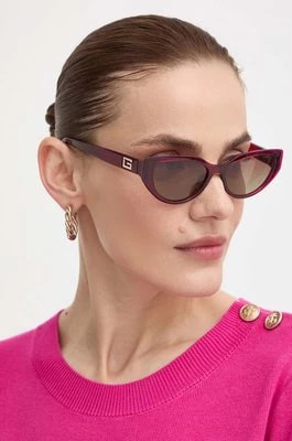 Zdjęcie produktu Guess okulary przeciwsłoneczne damskie kolor fioletowy GU7910_5269T