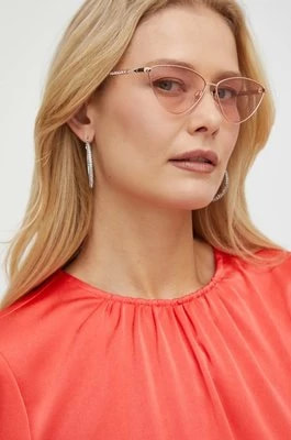 Zdjęcie produktu Guess okulary przeciwsłoneczne damskie kolor różowy