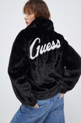 Zdjęcie produktu Guess Originals kurtka damska kolor czarny przejściowa oversize