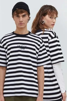 Zdjęcie produktu Guess Originals t-shirt bawełniany kolor czarny wzorzysty