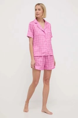 Zdjęcie produktu Guess piżama damska kolor różowy O4GX03 WFTE2
