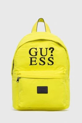 Zdjęcie produktu Guess plecak dziecięcy kolor zielony duży z nadrukiem