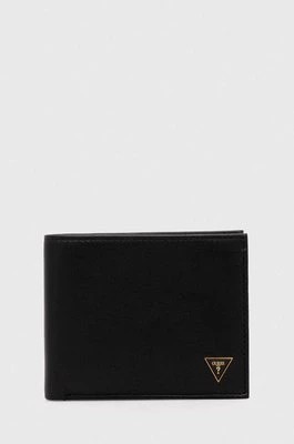 Zdjęcie produktu Guess portfel skórzany SCALA męski kolor czarny SMSCLE LEA24