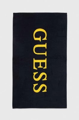 Zdjęcie produktu Guess ręcznik bawełniany kolor granatowy E4GZ04 SG00P