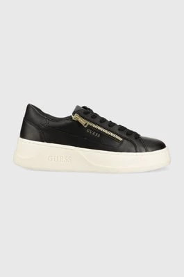 Zdjęcie produktu Guess sneakersy skórzane AVELLINO ZIP kolor czarny FM7CAZ LEA12