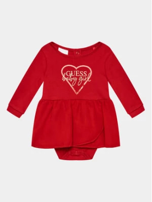 Zdjęcie produktu Guess Sukienka codzienna S3BG02 KA6W0 Czerwony Regular Fit