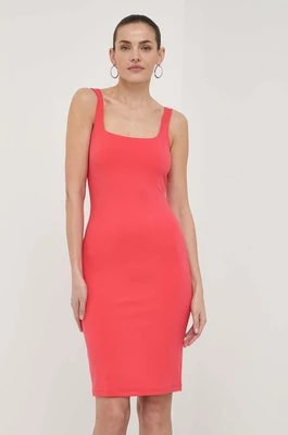 Zdjęcie produktu Guess sukienka CHARLOTTE kolor czerwony mini dopasowana W4GK69 KC7M0