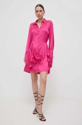 Zdjęcie produktu Guess sukienka AYLA kolor fioletowy mini prosta W2BK83 WF1T2